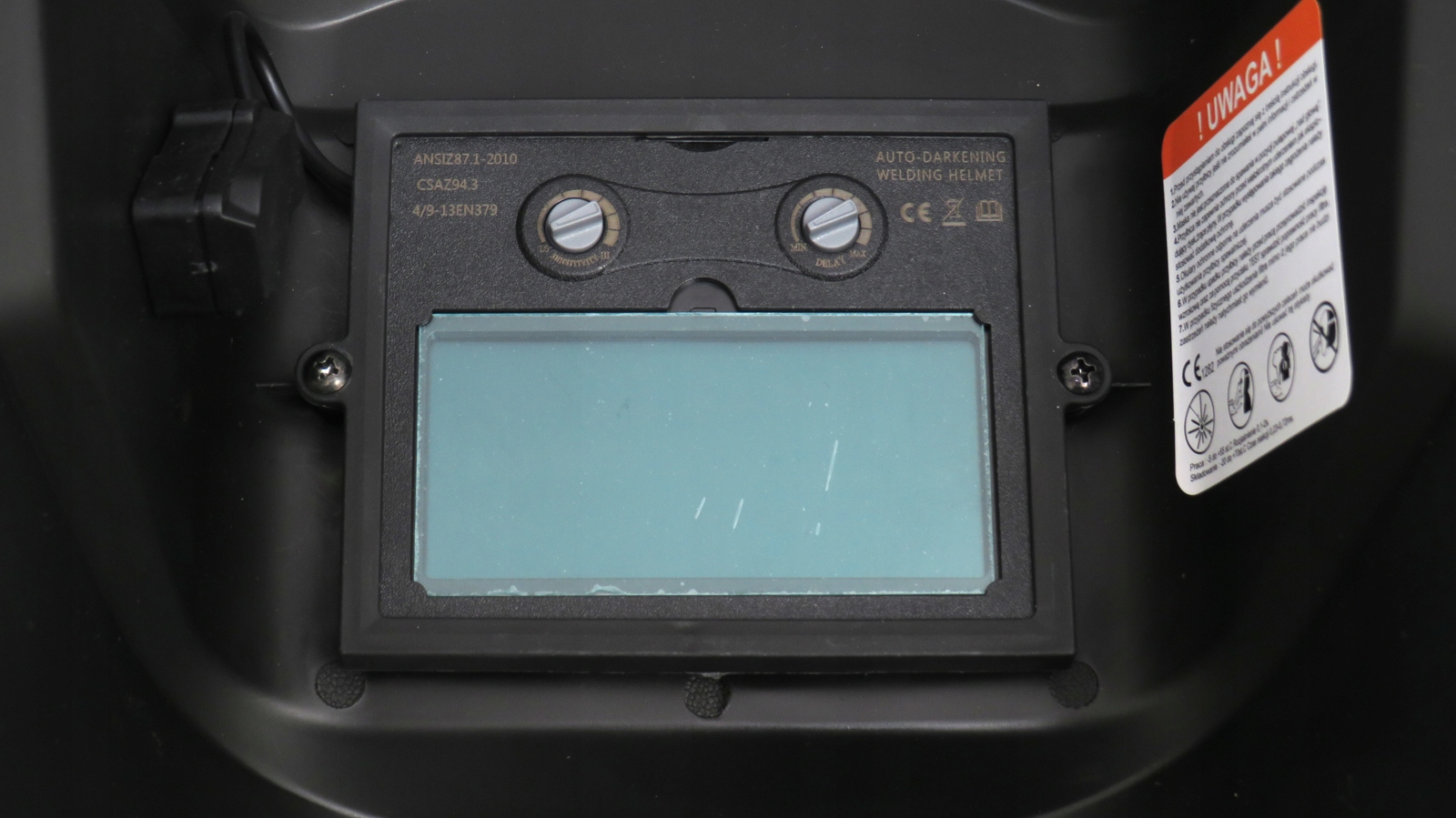 MASKA SPAWALNICZA PRZYŁBICA SAMOSCIEMNIAJACA 85 Typ przyłbicy automatyczna