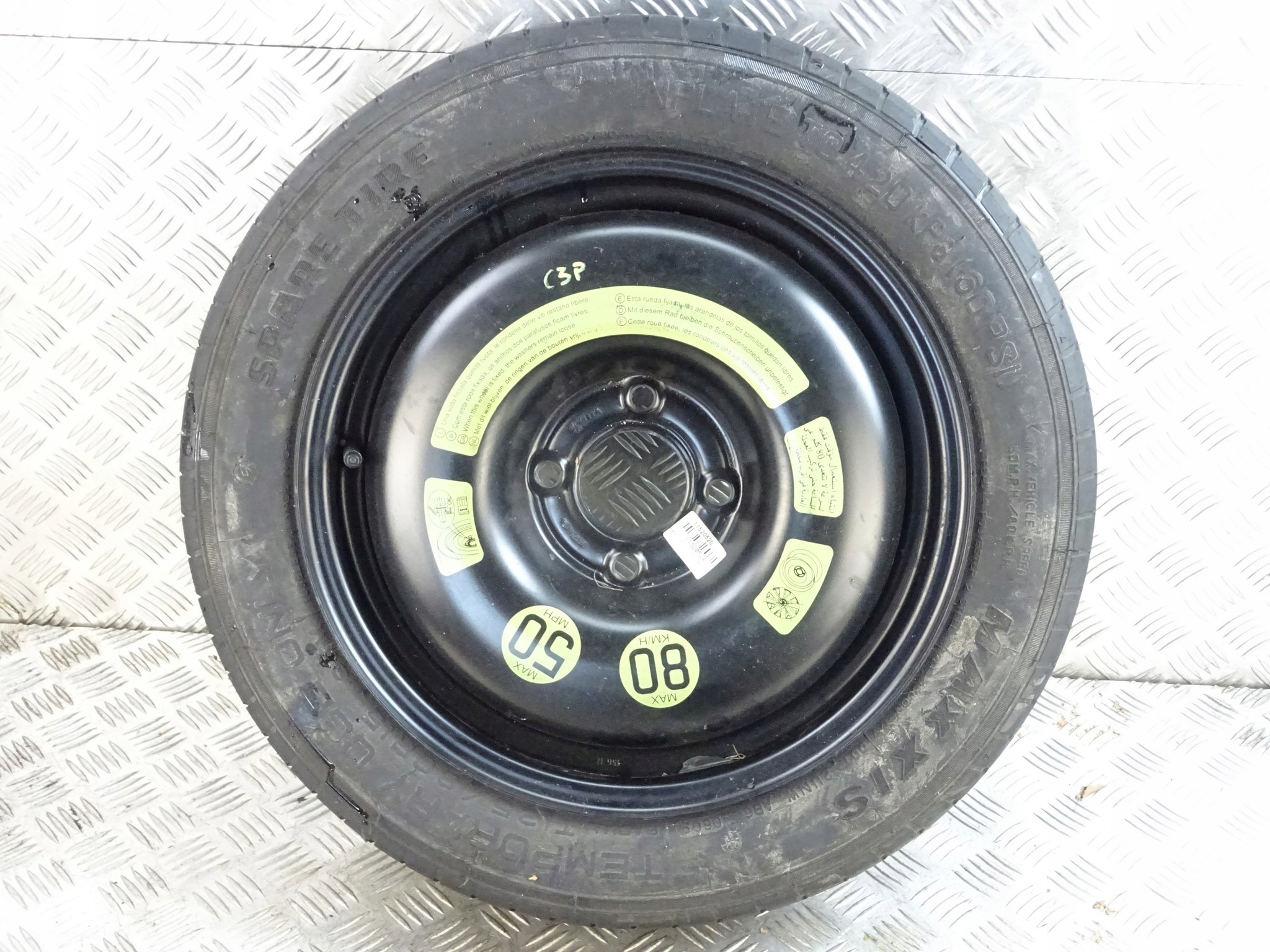 CITROEN C3 PICASSO roue roue de secours 15" 4X108