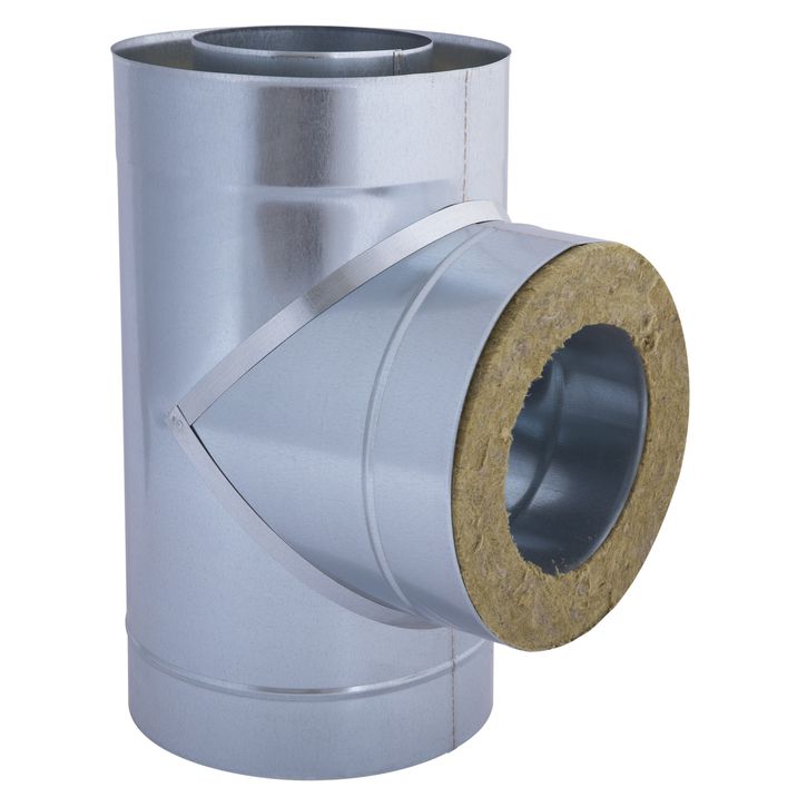 Izolovaný trojuholník fi 150 mm vonkajší fi 250 mm dvojstenný pozinkovaný