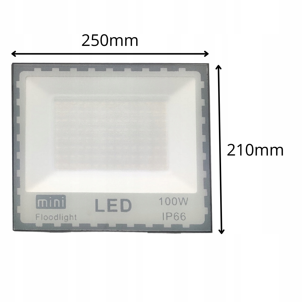 HALOGEN NAŚWIETLACZ LED LAMPA 100W CZUJNIK RUCHU Źródło światła LED