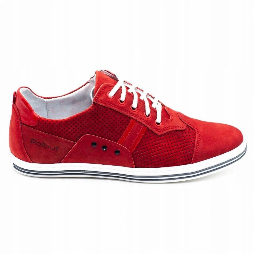 

Buty męskie casual 1801P nubuk czerwone r.40