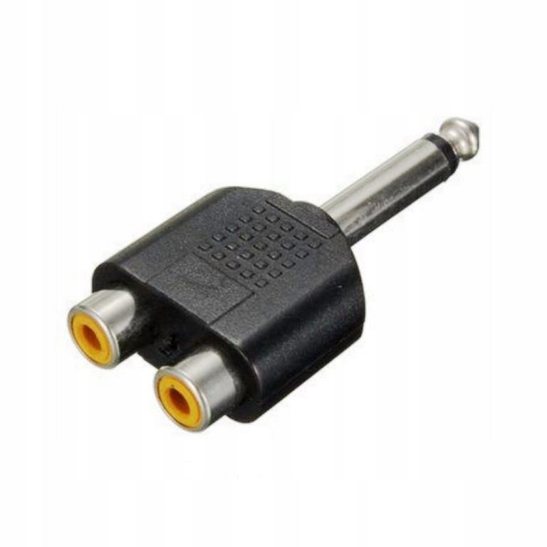 Redukcja Jack 6,3-Gniazdo 2xRCA