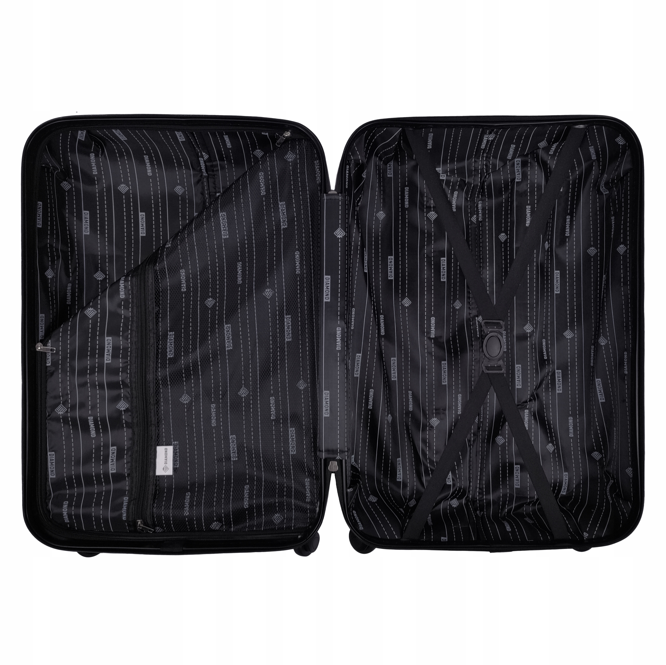 WALIZKA KABINOWA NA KÓŁKACH PODRÓŻNA BAGAŻ DIAMOND XS 18" A227 ABS Premium Model AMETHYST