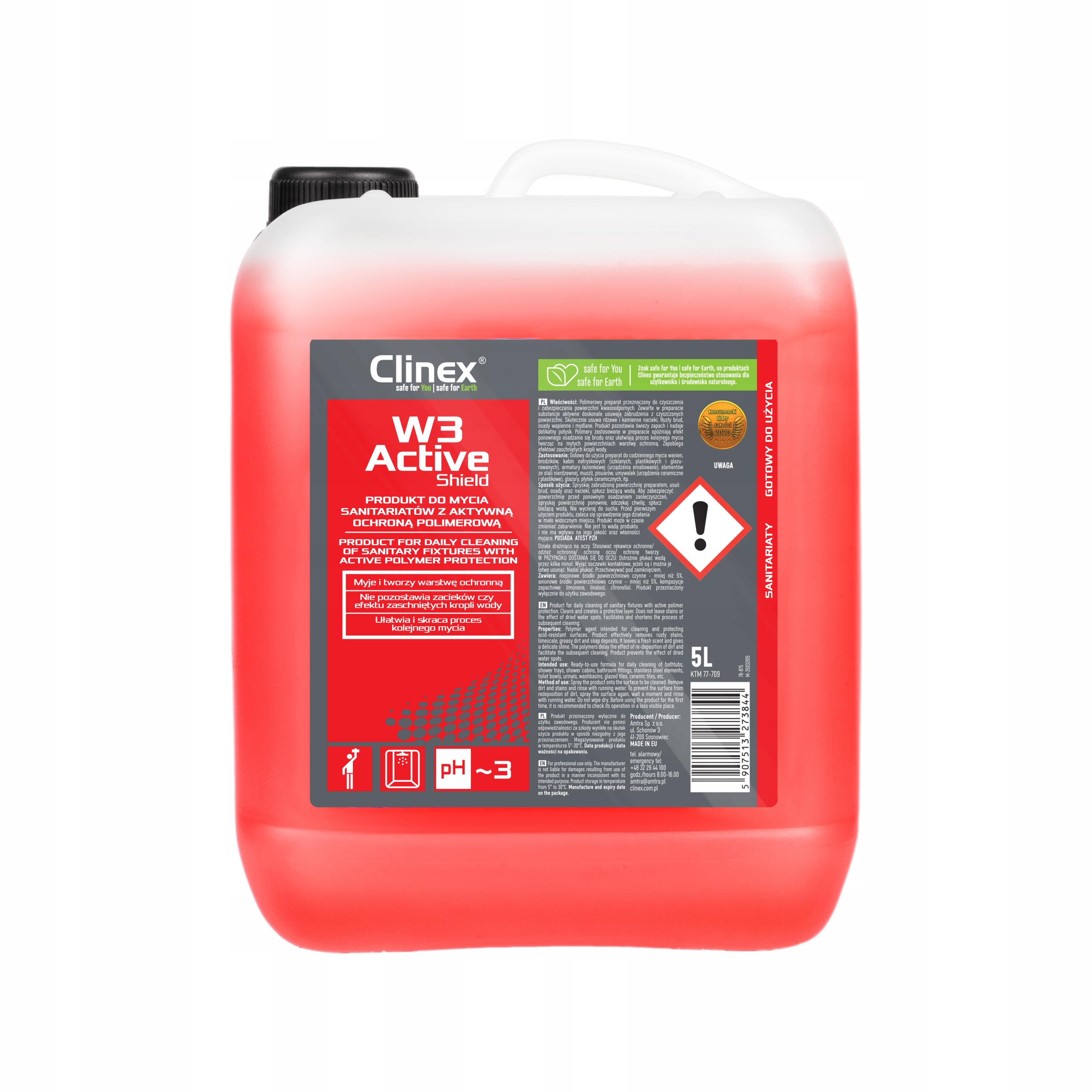 Levně Clinex W3 Active Shield 5L
