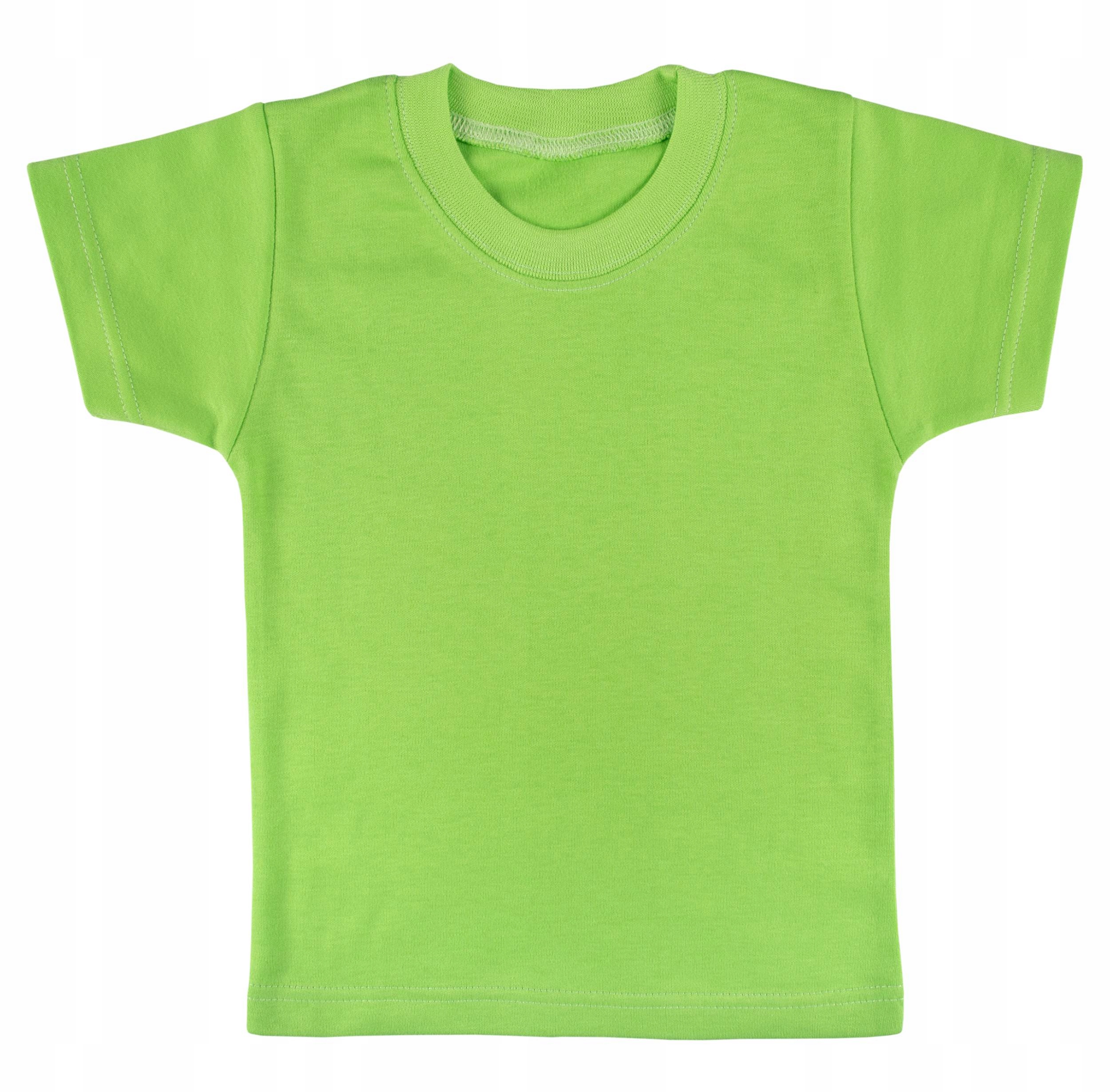 

Koszulka dziecięca zielona T-shirt bawełna, polska