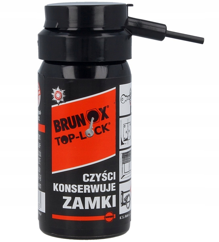Brunox Top Lock Spray Smar Zamków Zawiasów 100ml