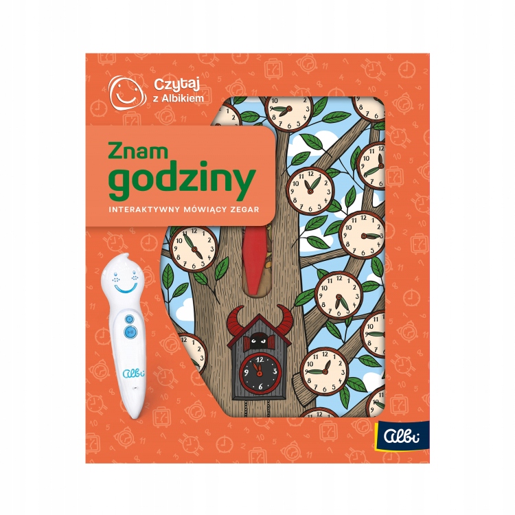 Czytaj z Albikiem Zabawka interaktywna Albi Znam godziny