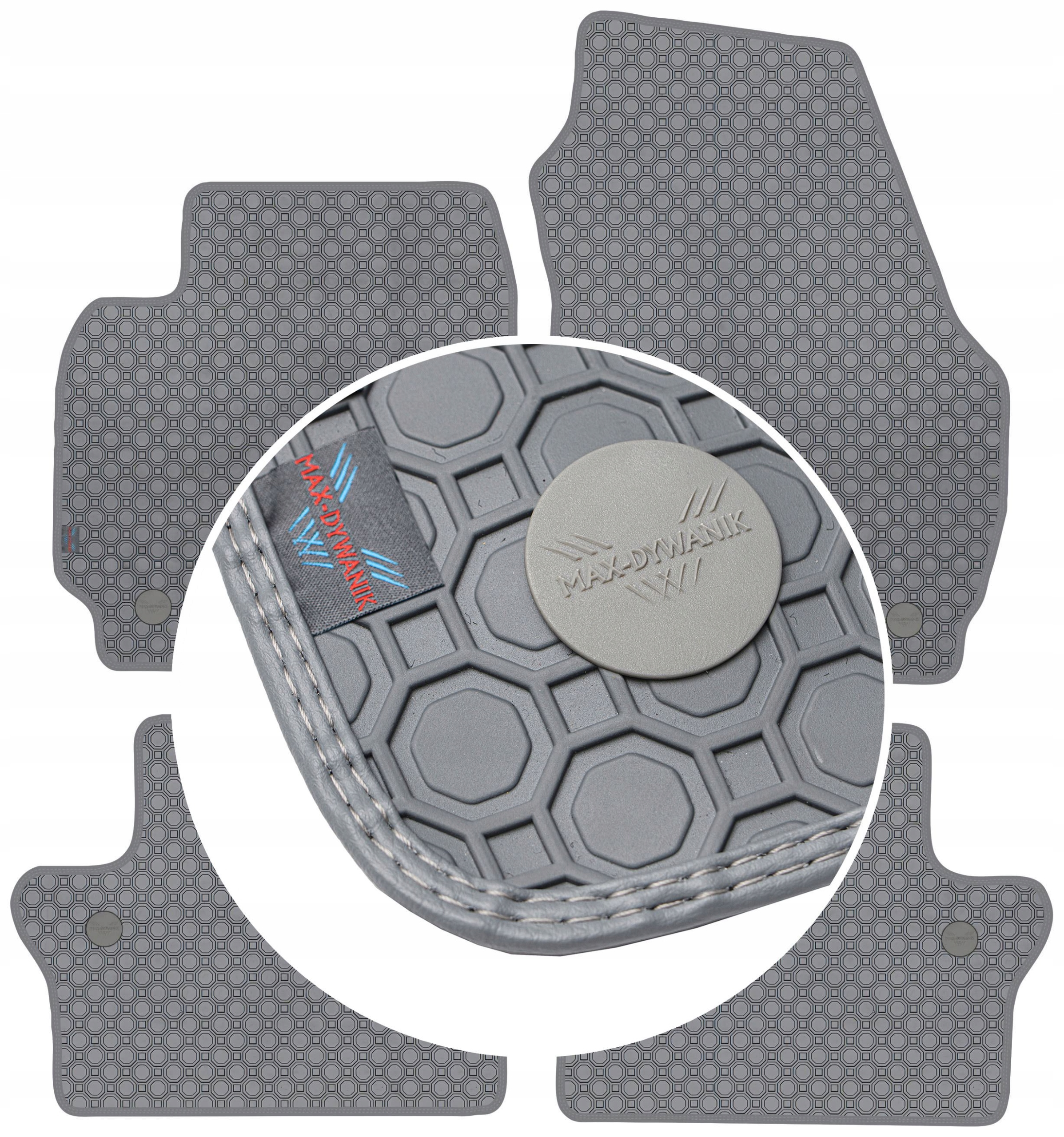 Volvo V70 III 2007-2016 Koberce Popielate