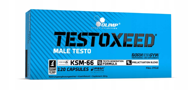 Olimp Testoxeed 120 caps. Booster Libido Maca Zinek Ashwagandha Testosteron