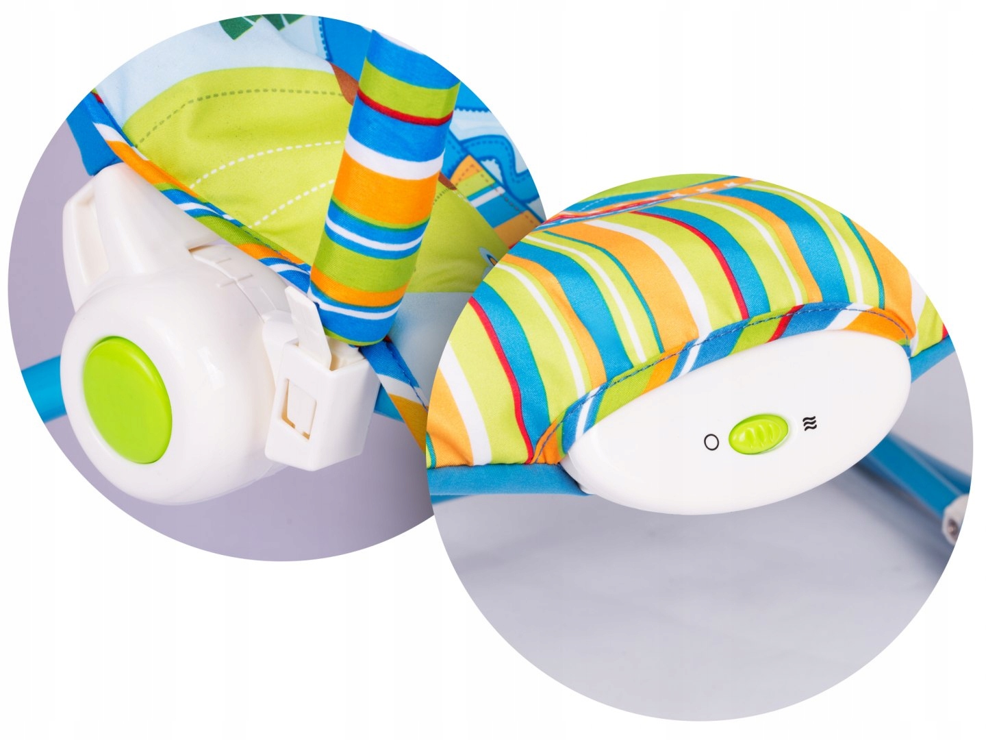 BUJACZEK LEŻACZEK 3w1 RICOKIDS 0+ WIBRACJE MUZYKA Kod producenta 5902854515356