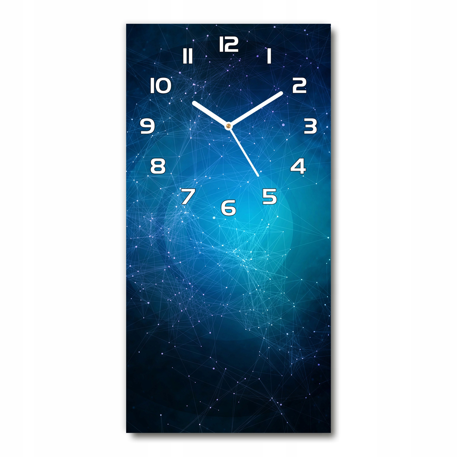 

Pionowy cichy zegar ścienny Gwiazdozbiór 30x60 cm