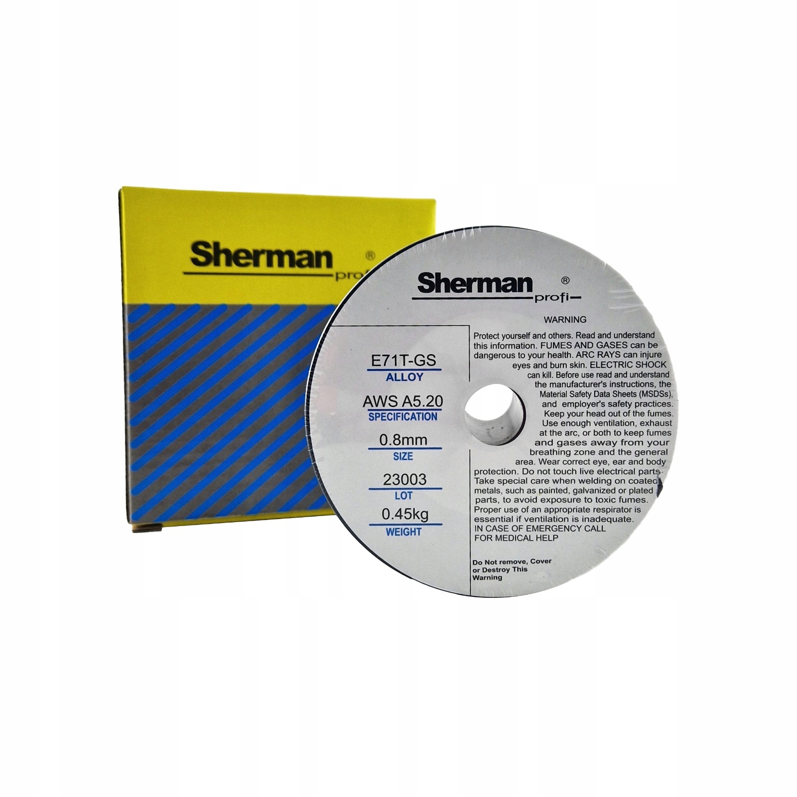 DRUT SPAWALNICZY SAMOOSŁONOWY 0,8 0,45kg BEZ GAZU