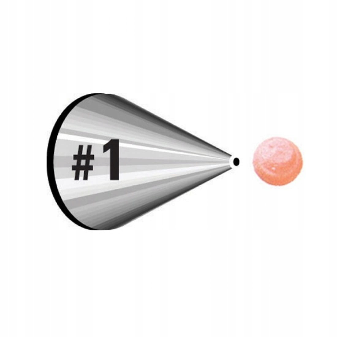 

Tylka cukiernicza końcówka nr 1 Wilton