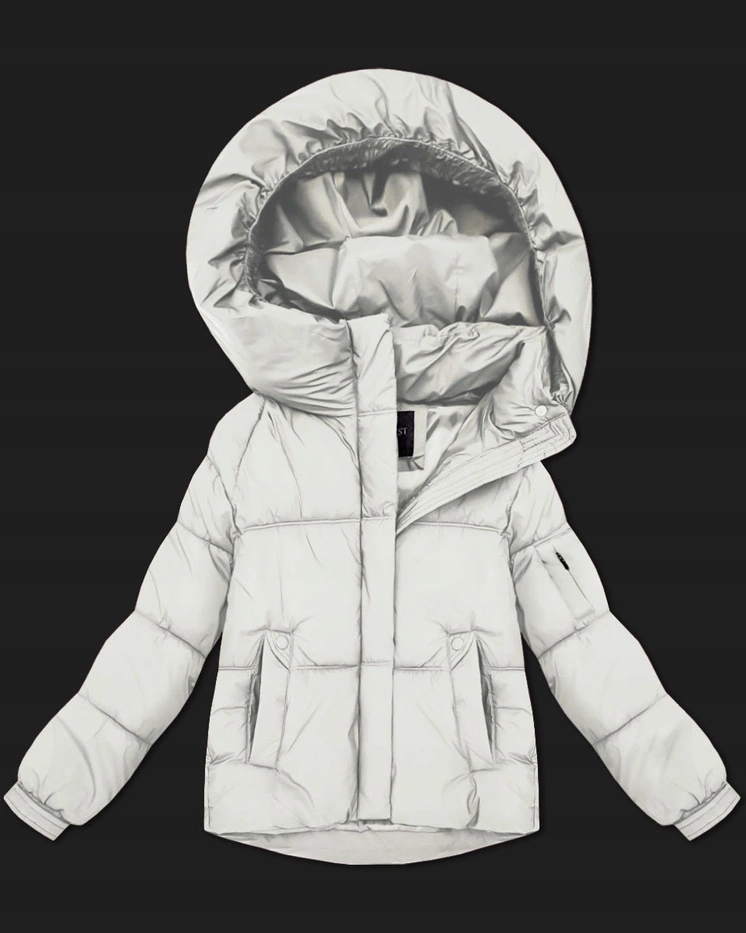 Krátká Přechodná Bunda B2003 Czk Bílá XXL (44)