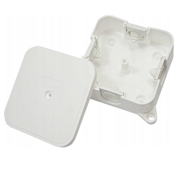 PUSZKA NATYNKOWA HERMETYCZNA 85x85x35 400V IP44 Marka Viplast