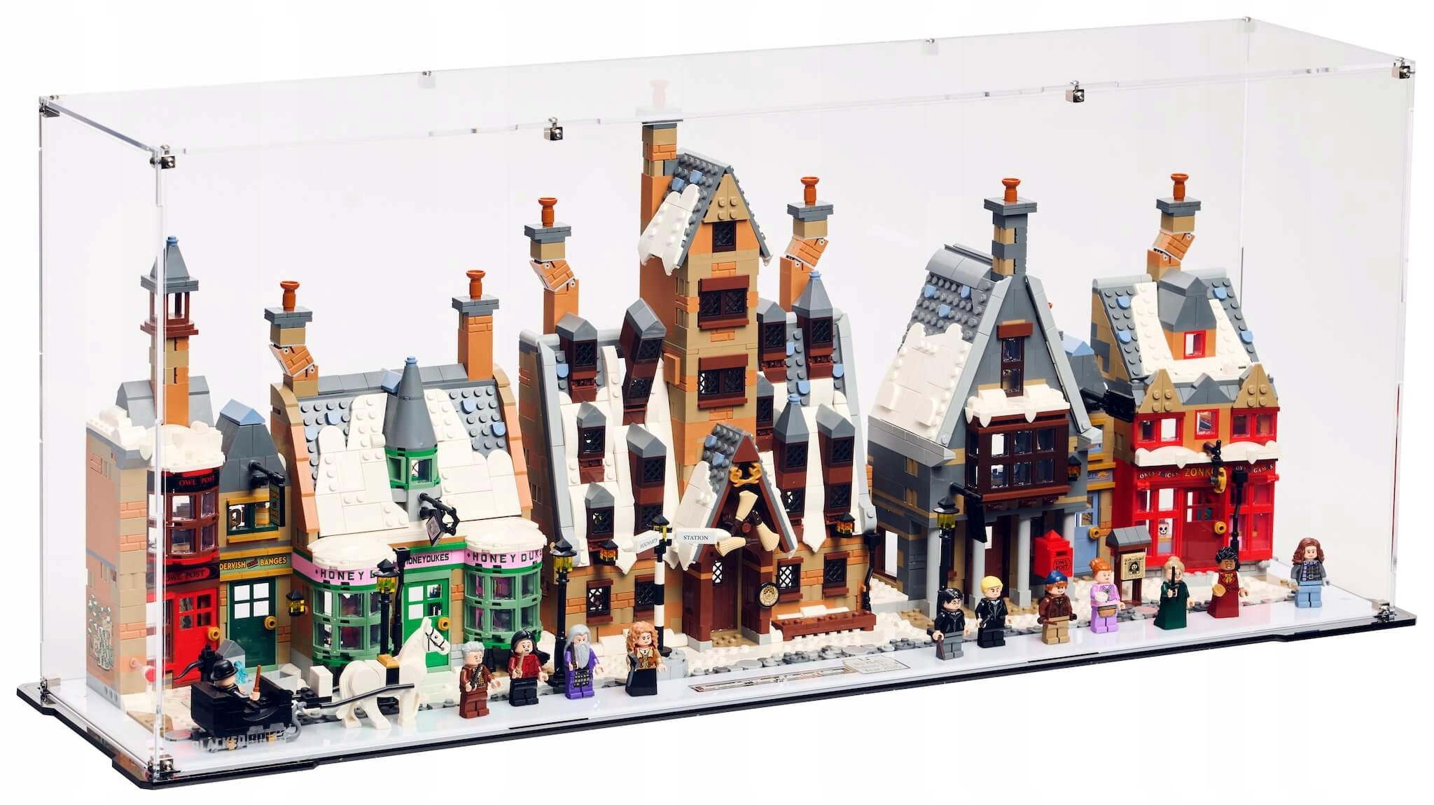 Vitrína Blacked Brick pre Lego 76457 Harry Potter Hogsmeade