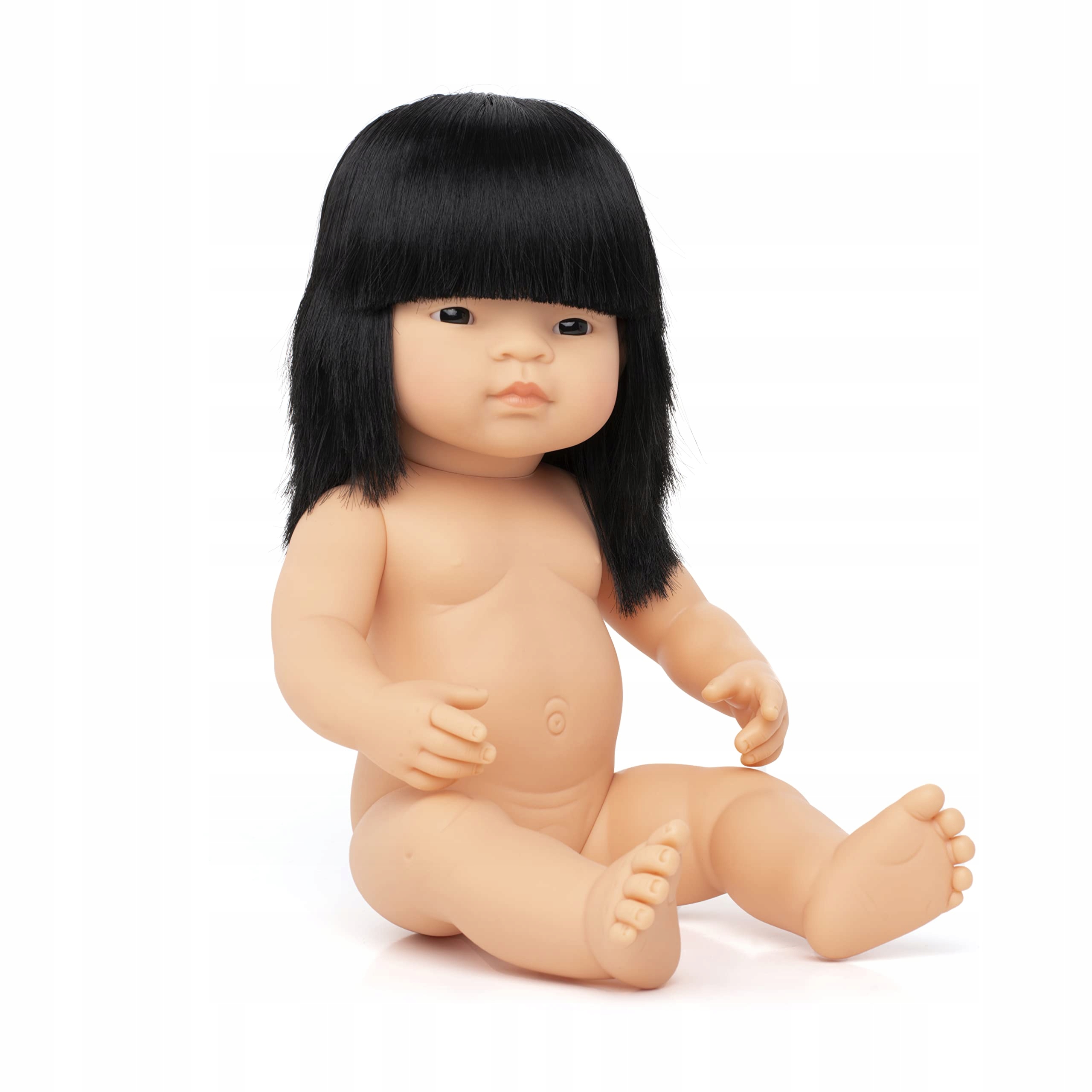 Miniland Figurka Asijská dívka 38 cm Ručně vyrobená Kolekce