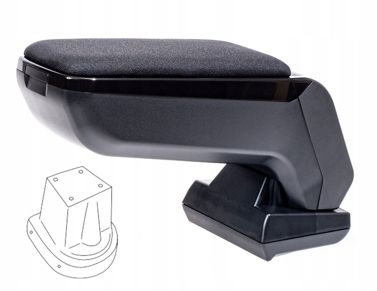 Loketní opěrka Rati do Chevrolet Aveo, 2006-2011, Standard Tkanina