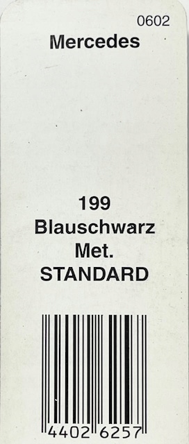 lakier BAZA MERCEDES BLAUSCHWARZ 199 IXELL rozcieńczalnikowa 55 Numer katalogowy producenta 197-ec