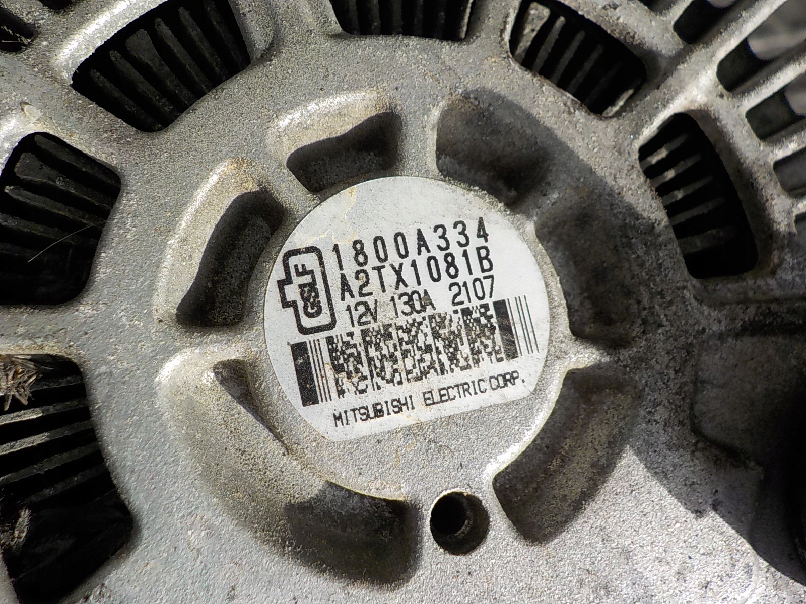 MITSUBISHI ASX 1.8 16V B ALTERNATOR A2TX1081B 1800A334