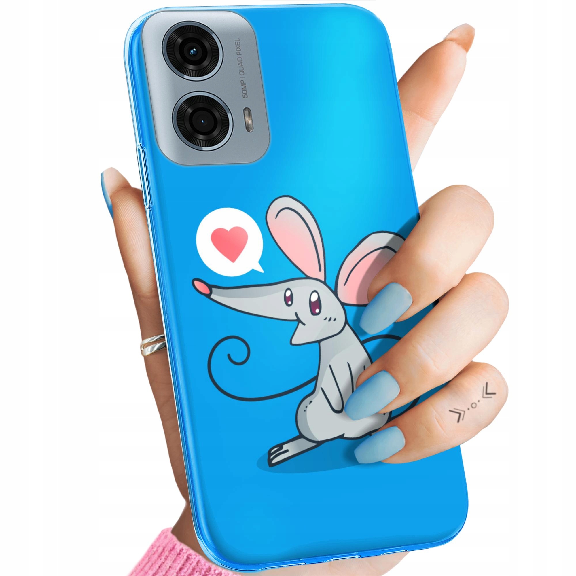 Etui Do Motorola Moto G24 Moto G04 Myszka Mouse Mini Obudowa Case