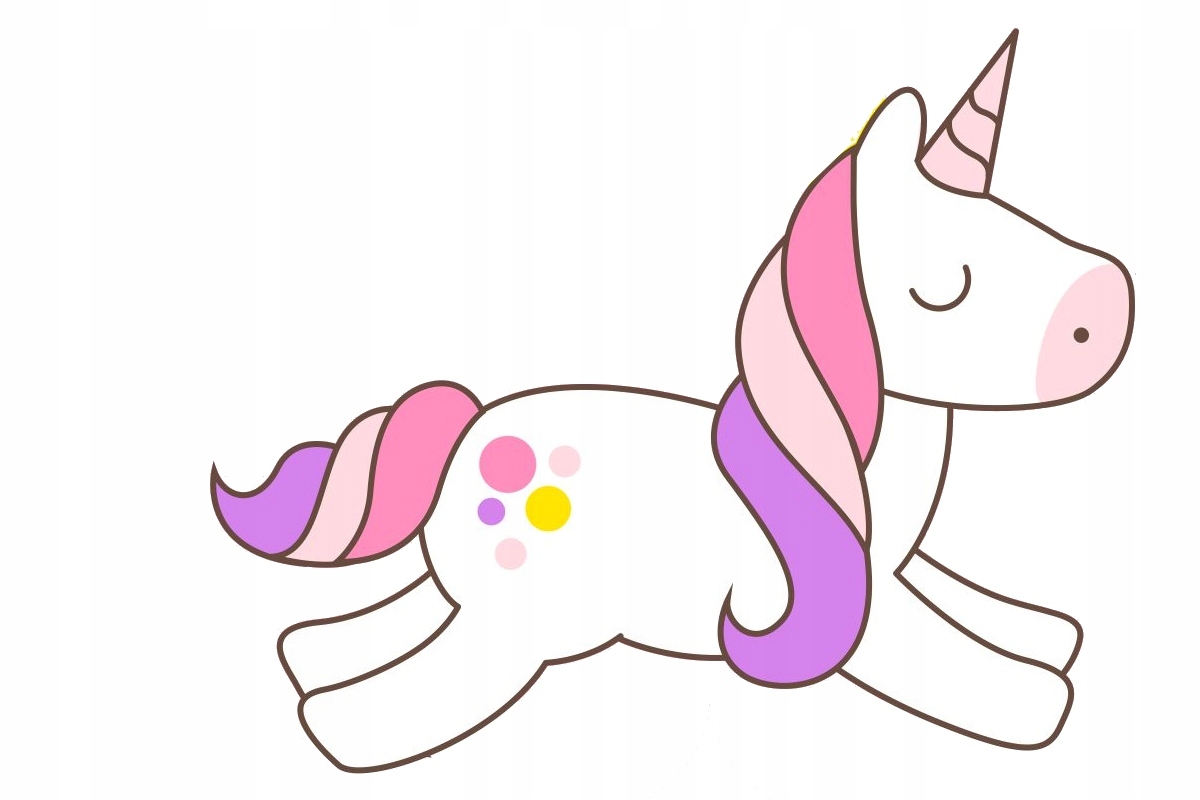 Naprasowanka Termo Naklejka Odzież Unicorn Konik 8