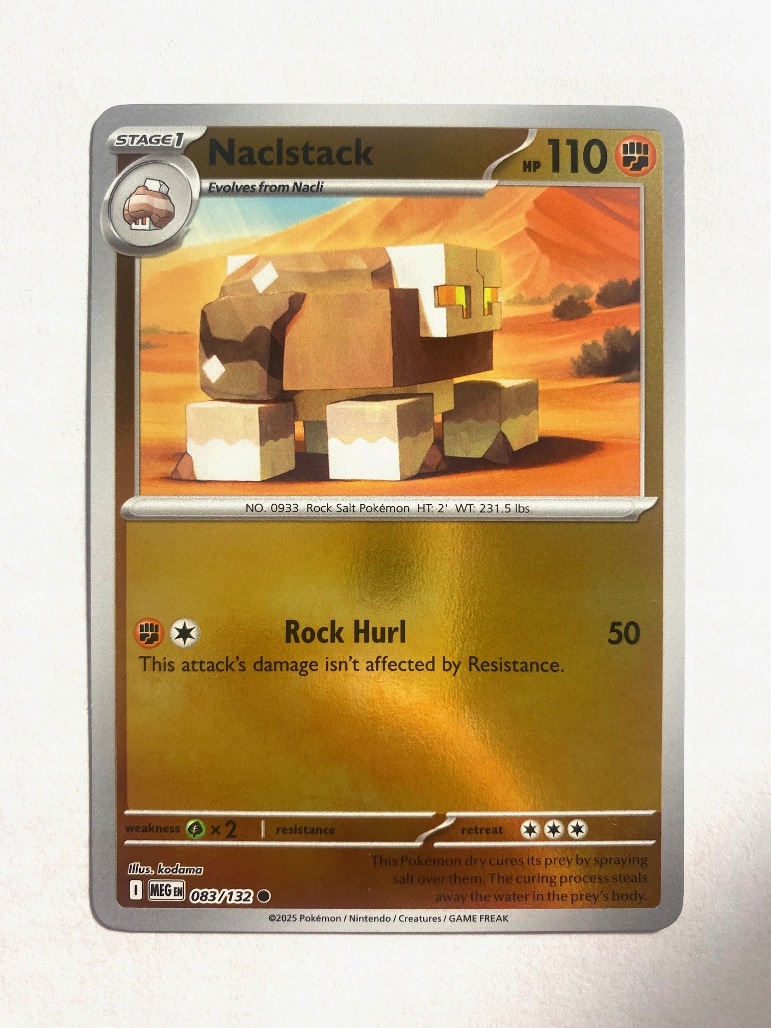 Evolution Reverse 083/132 Naclstack