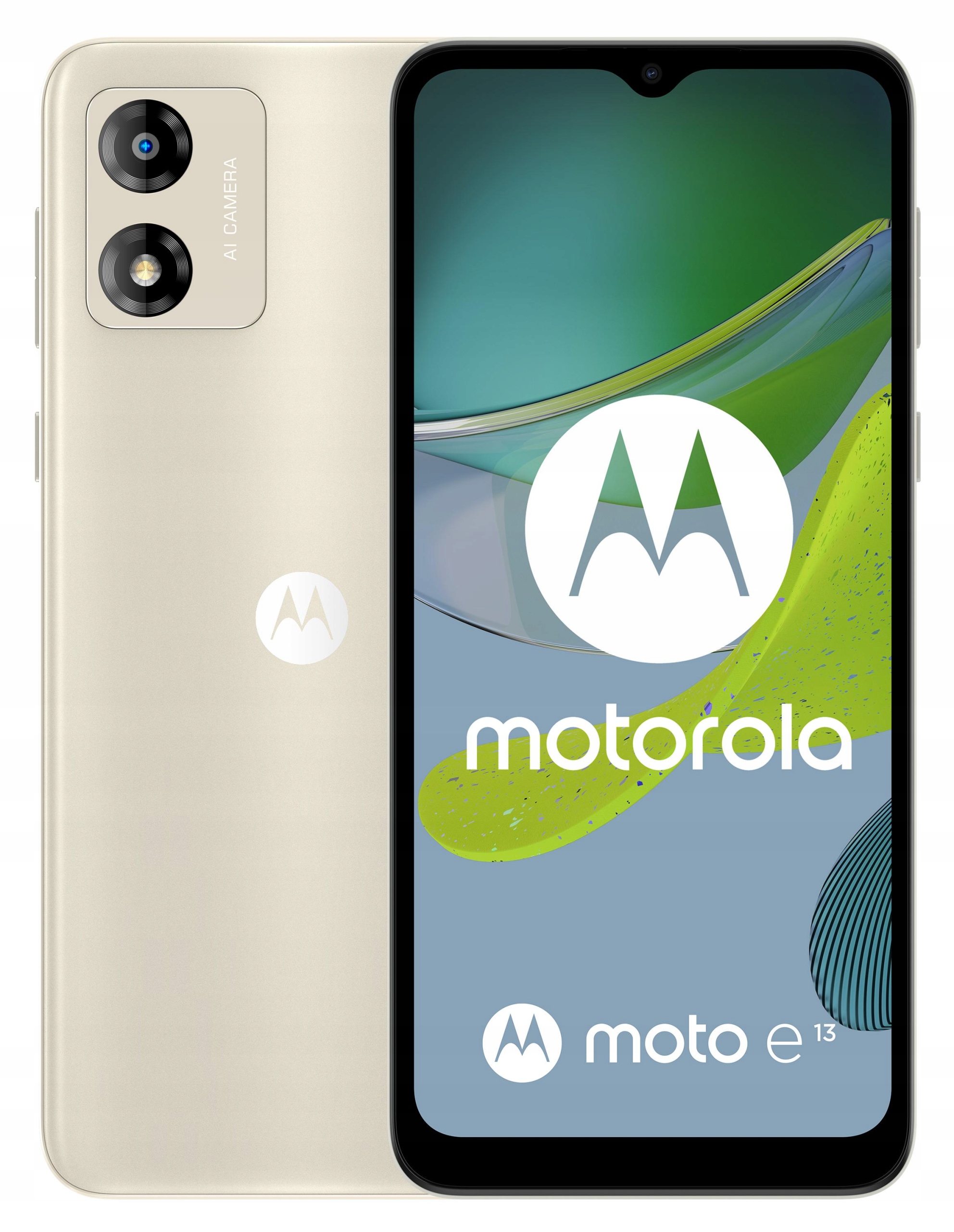 Smartfón Motorola moto e13 2/64GB 6,5' 60Hz 13Mpix biely