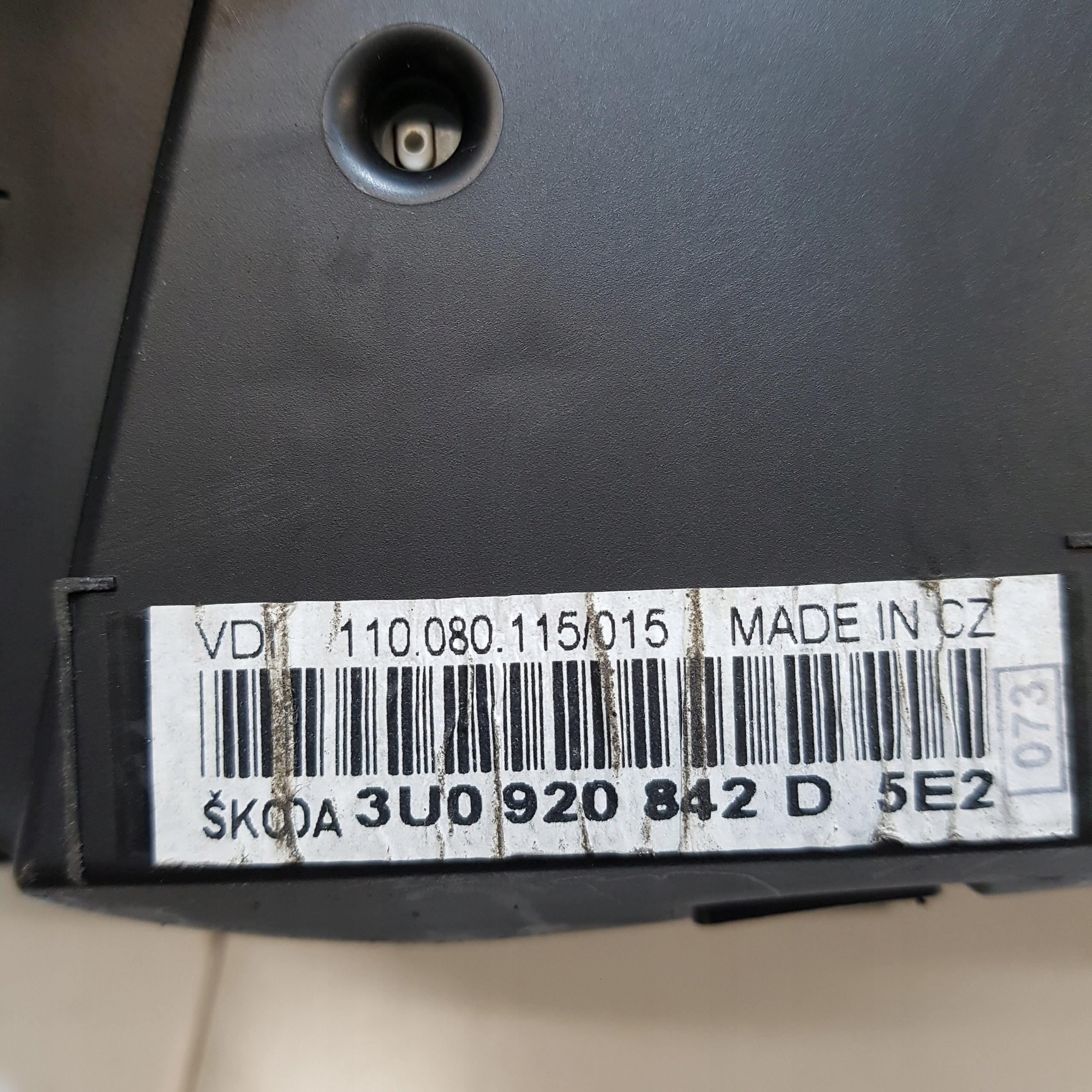 dials dials SKODA SUPERB 2.5 TDI 3U0920842D 3U0920842D