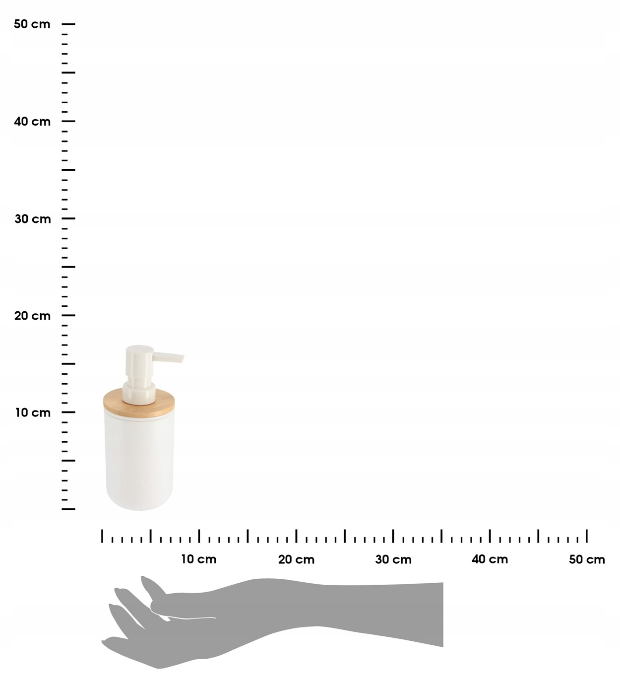 Dozownik do mydła z bambusowym elementem Butelka Marka inna
