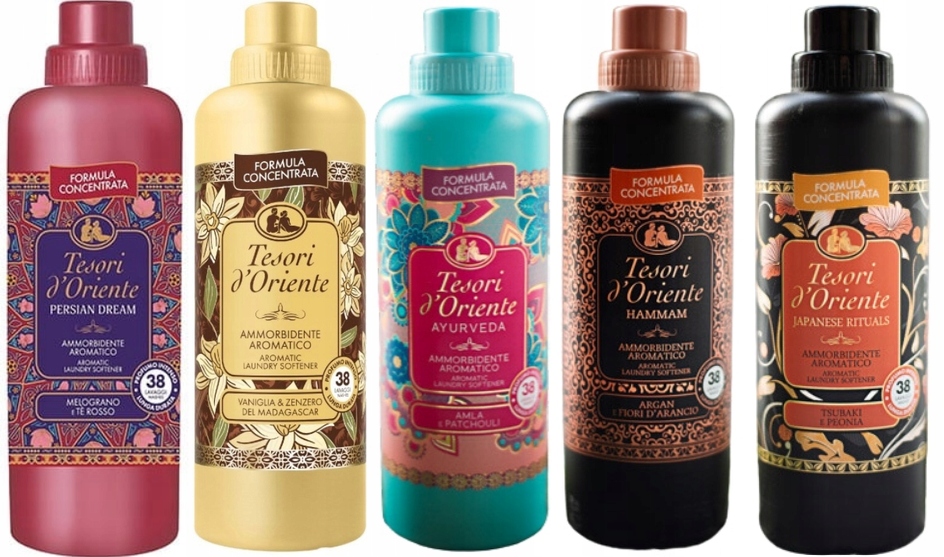 Levně Tesori d'Oriente Sada 5 italských tekutá aviváž 760 ml Pvahj