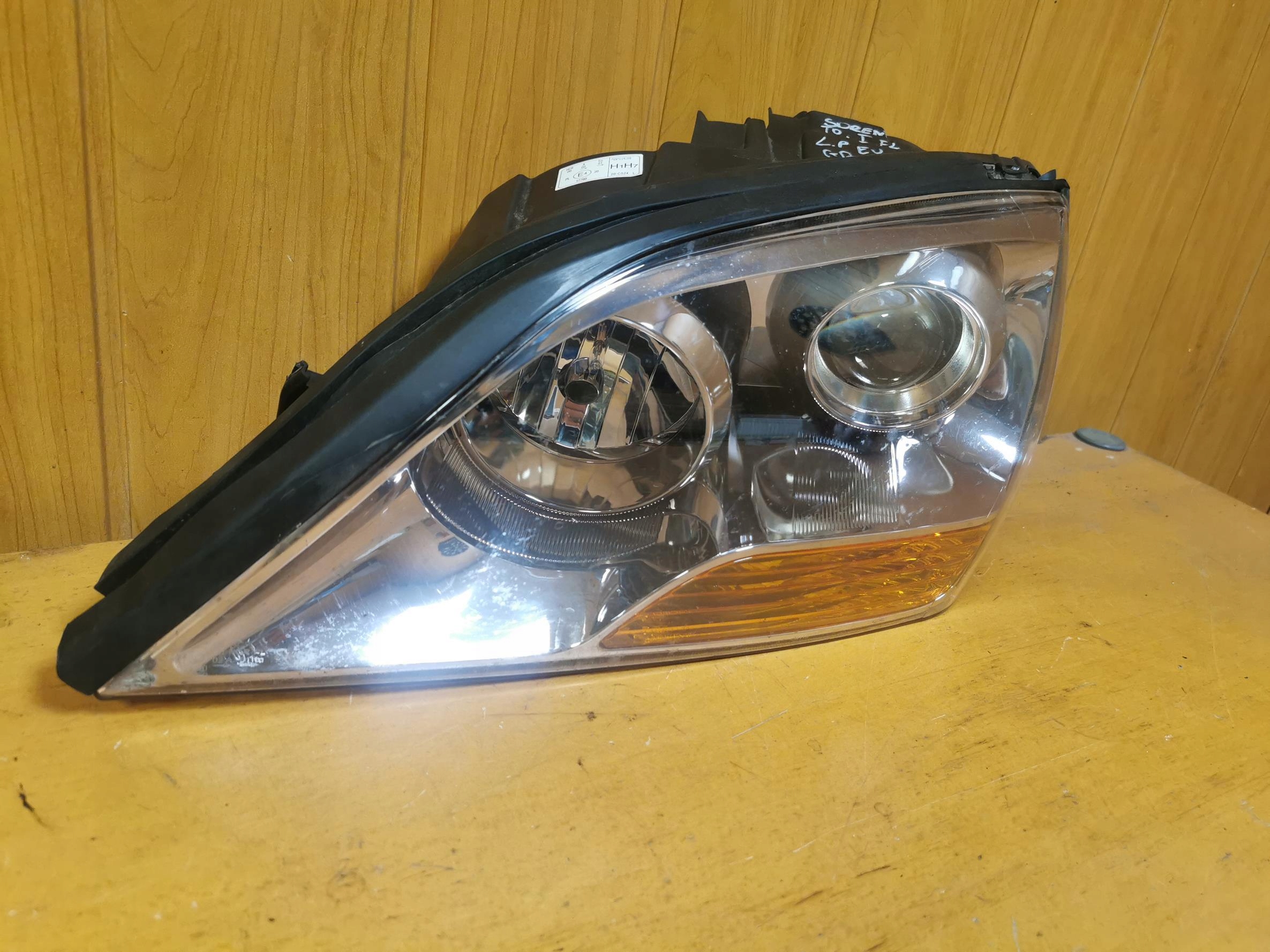 light complete lens left front KIA SORENTO and LIFT EU 07-09
