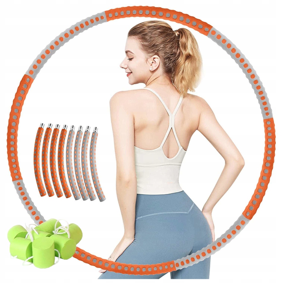HULA HOOP FITNESS ODCHUDZAJĄCE KOŁO SKŁADANE MASAŻ Model KOŁOHULA HOOP SKŁADANE