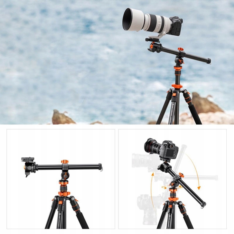 K&f Concept stativ s funkcí monopodu, ramenem K234A7 s kulovou hlavou, 230c