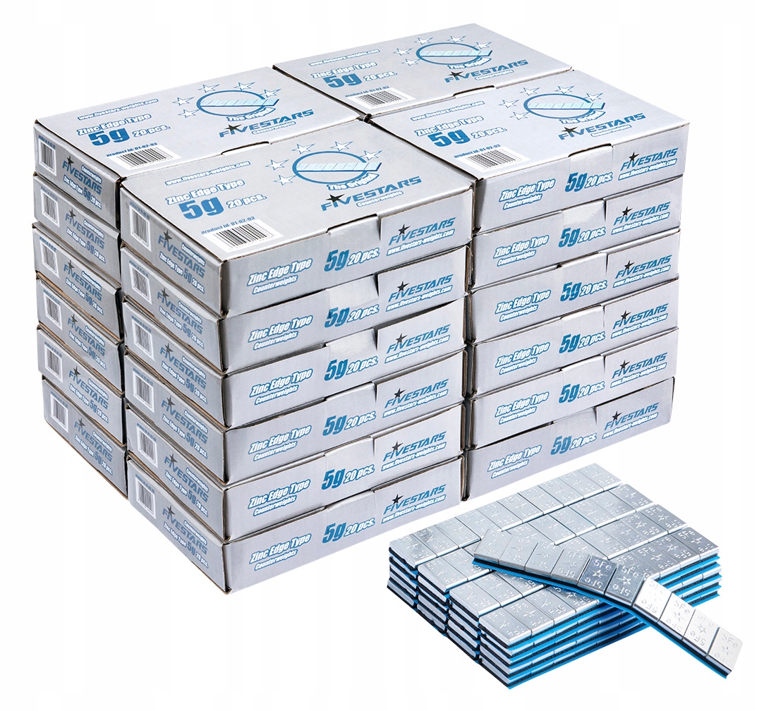 Ciezarki Klejone Ocynk FE FIVESTARS 480 paskow 5g