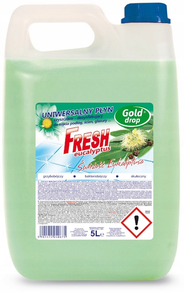 

Gold Drop Płyn Czyszcząco-Dezynfekujący Fresh 5L
