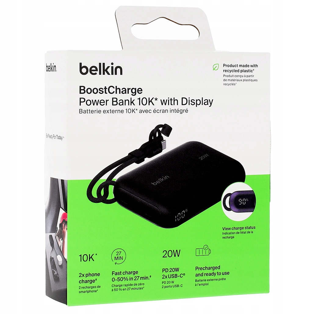 Belkin BoostCharge 10000mAh 20W Czarny