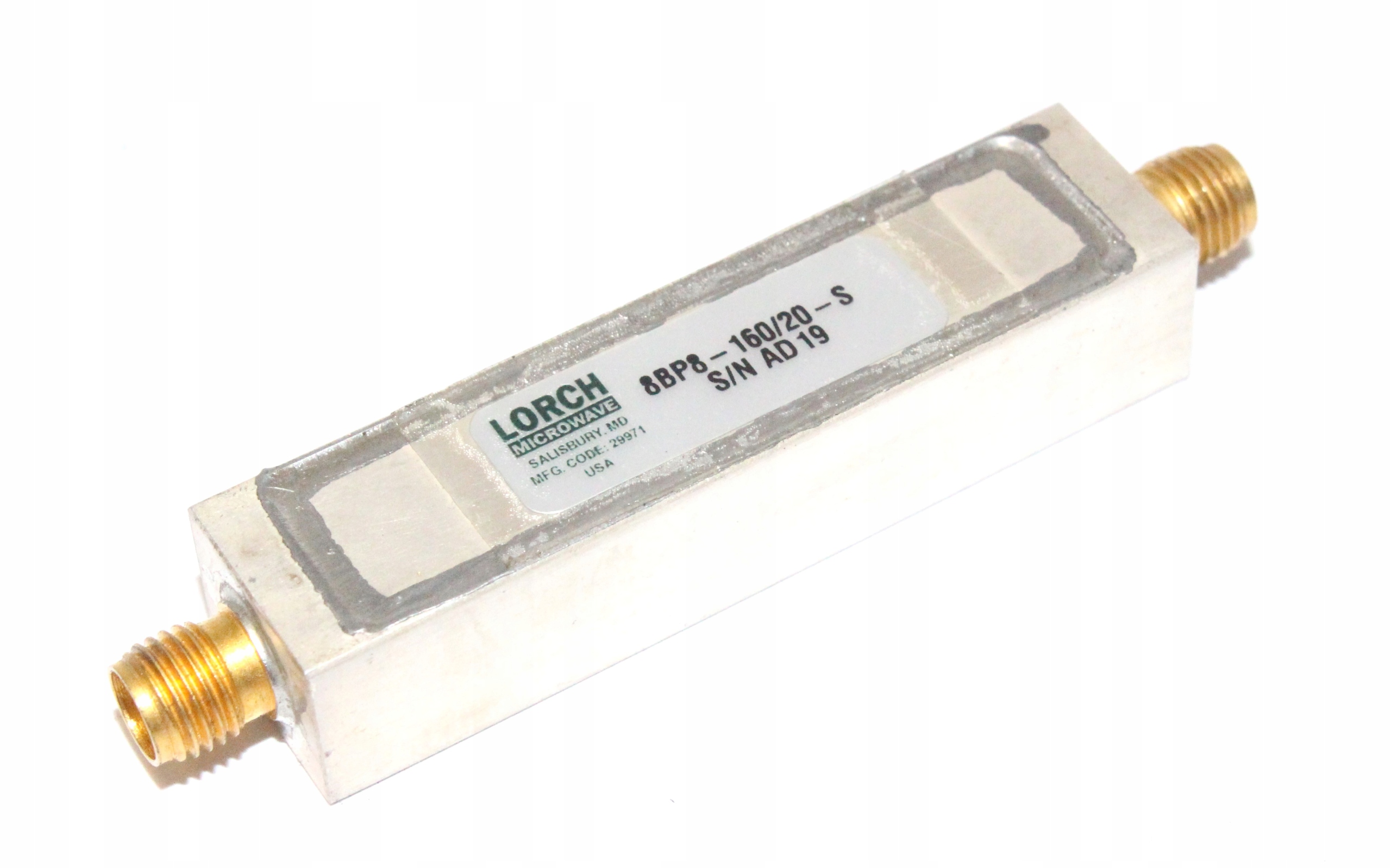 Filtr pasmowo-przepustowy 160MHz LORCH 8BP8-160/80-S