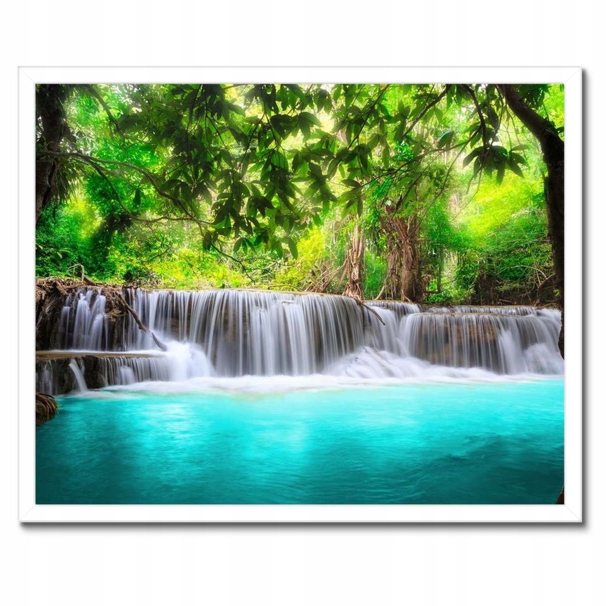 Plakáty v rámu 50x40 Vodopád v Asii
