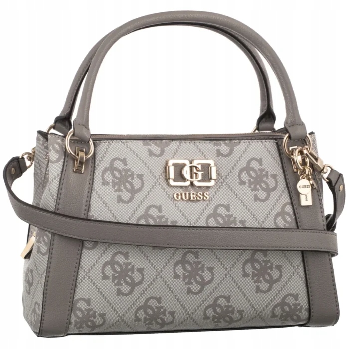 Dámská kabelka Guess Karnilla Logo Gfriend Satchel HWOS99 01060 Béžová