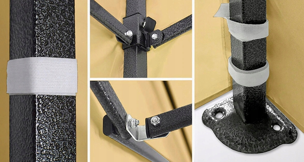 Pawilon Namiot Ekspresowy Ogrodowy 2x2 Namiot Eventowy Altana Ogrodowa Długość 2 m