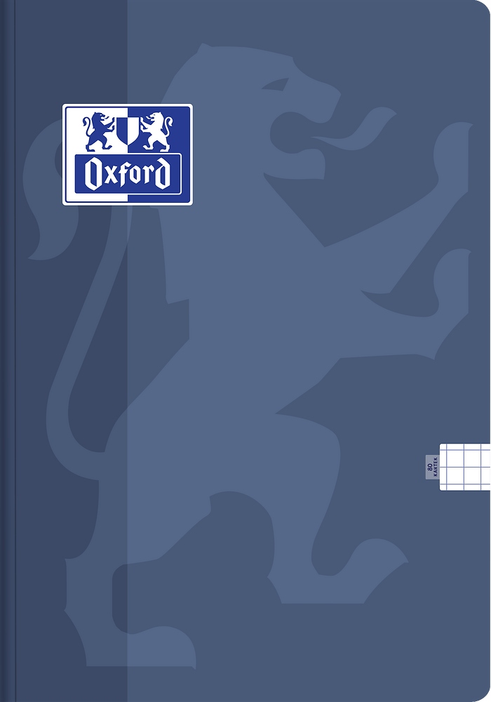 Brulion A4 80k kratka z marginesem miękka oprawa T Format A4