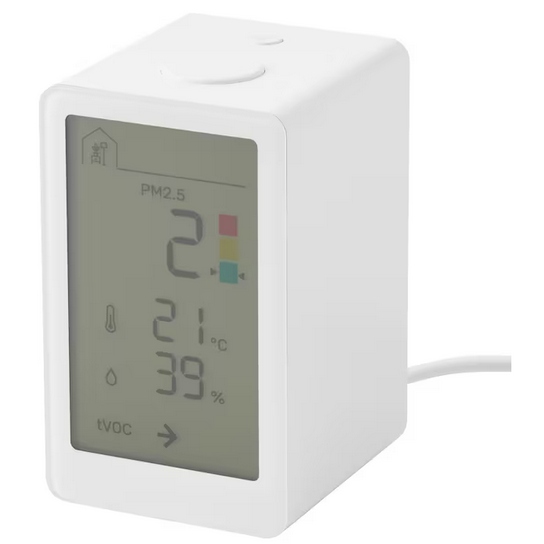 Snímač kvality vzduchu a vlhkosti Teploměr Vlhkoměr Smart Ikea Vindstyrka