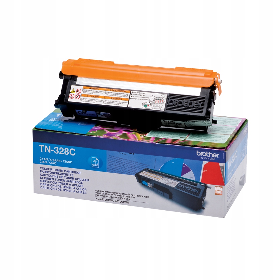 Toner Brother TN328C modrý (cyan)