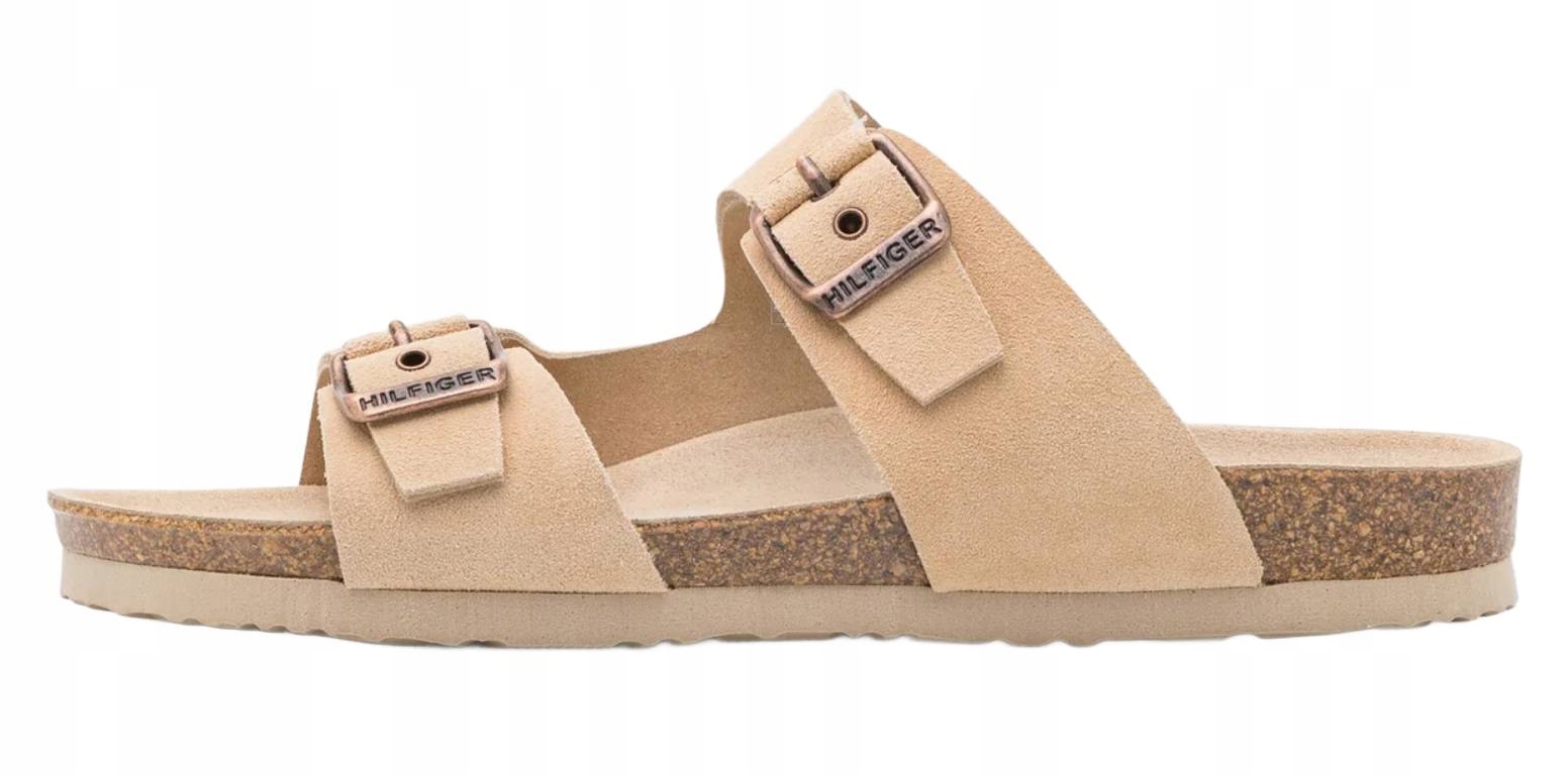 Tommy Hilfiger Korkové Semišové Sandály s Přezkou vel. 45