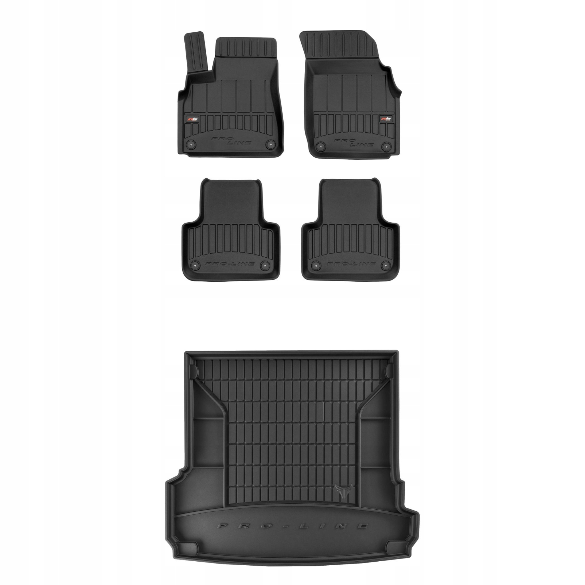 Sada gumových koberců a rohožek pro Audi Q7 II 2015