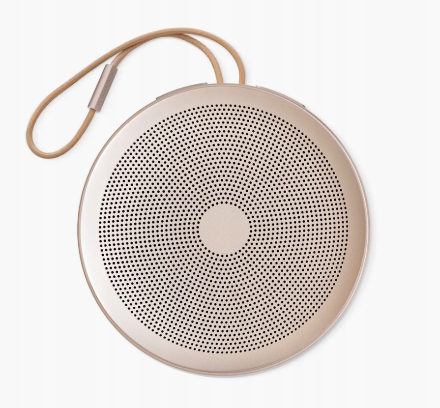 Bezprzewodowy głośnik Bluetooth D&M okrągły design Rose Gold