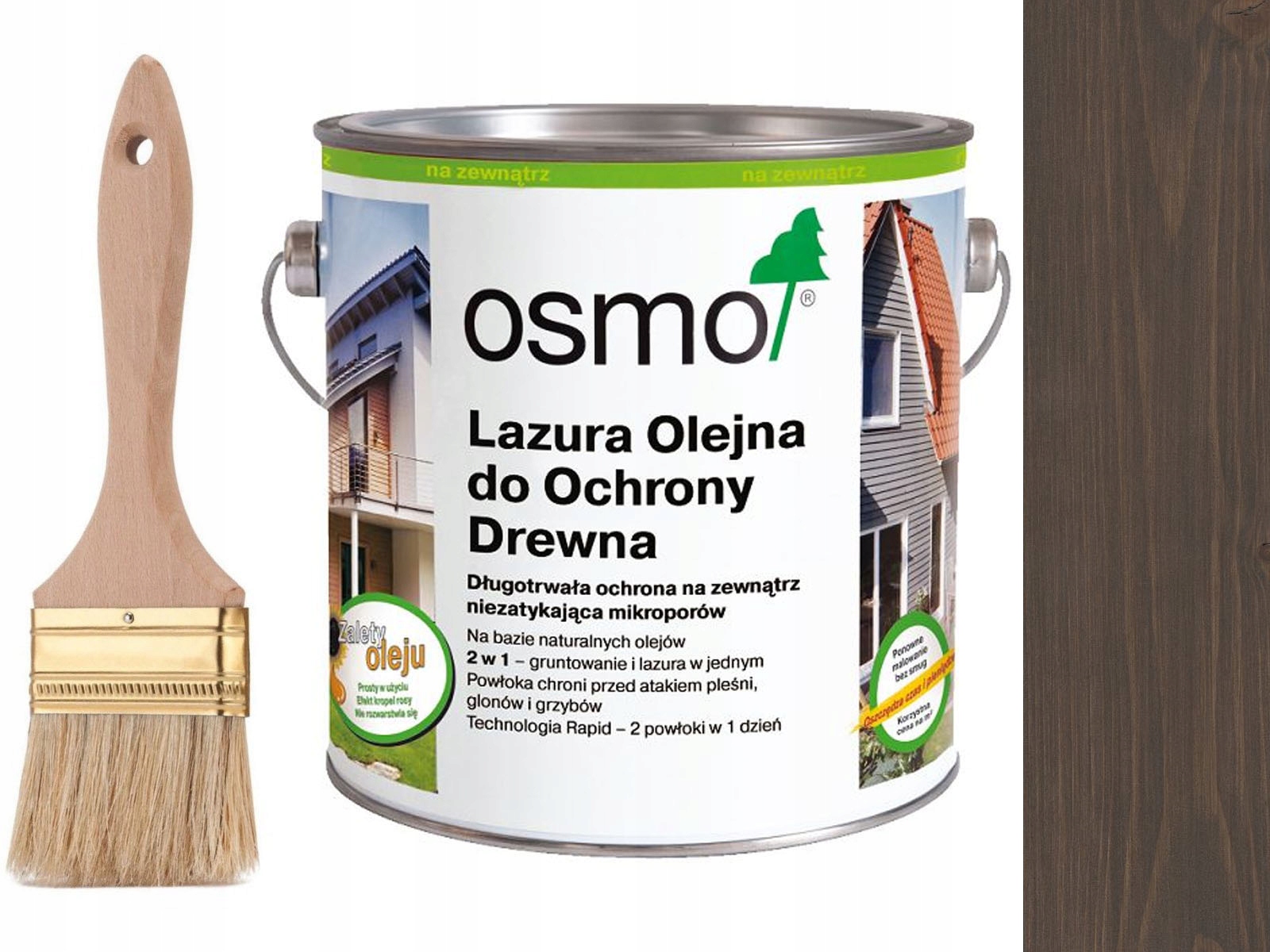 Osmo 907 Ochranná lazura na dřevo Šedá 0,75L