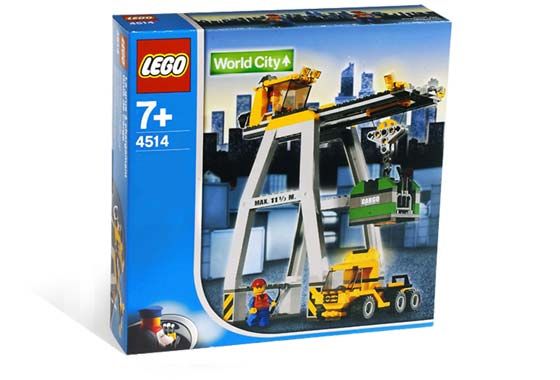 Lego City 4514 World Cargo rampa załadunkowa