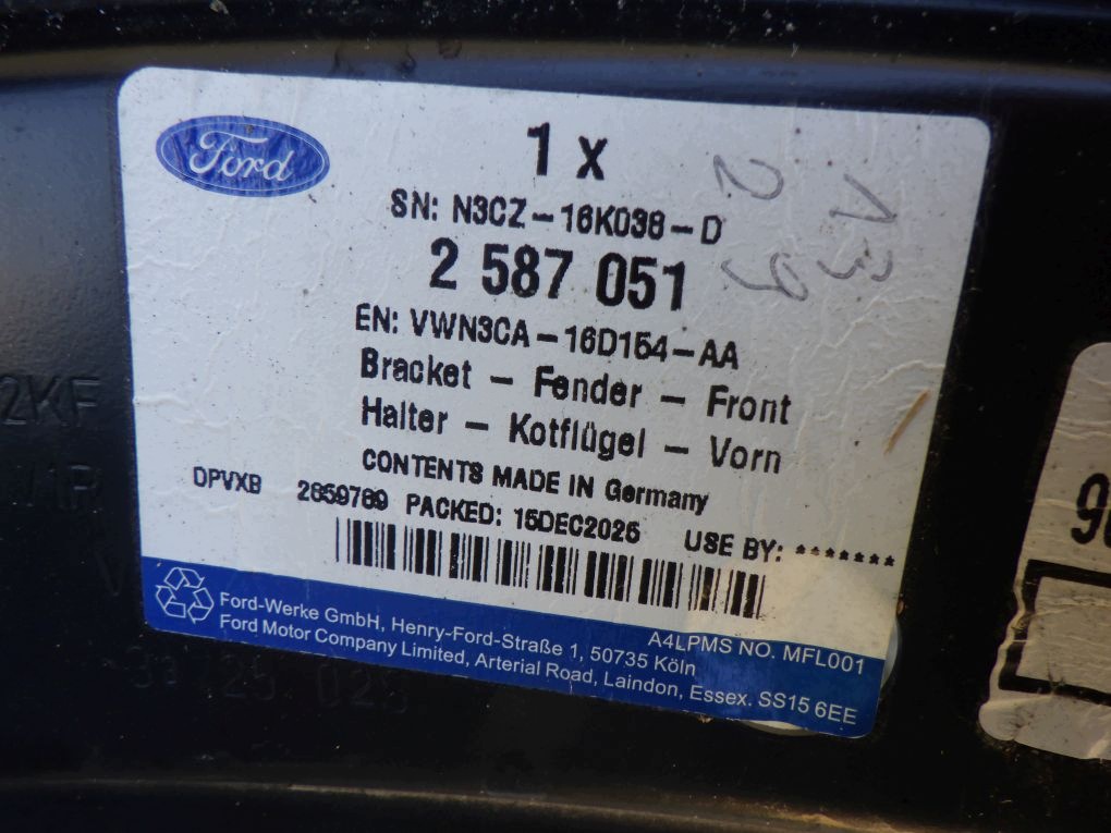 FORD CONNECT MK3 holder supports headlight trim lights left 2KF805931